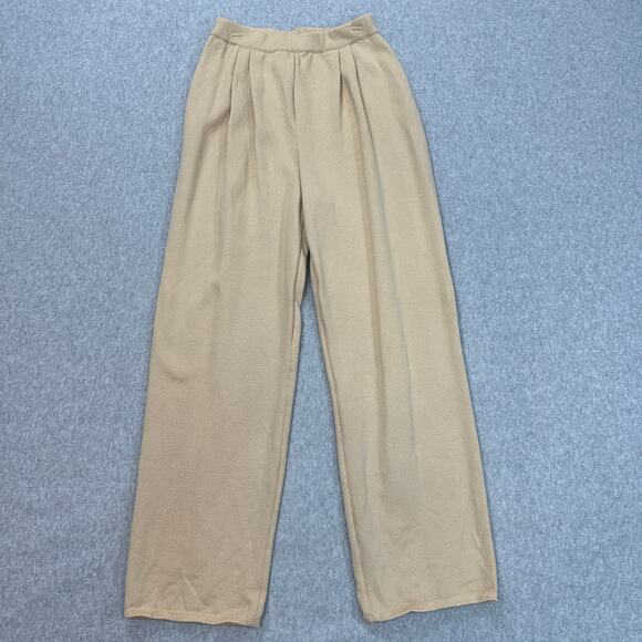 St. John Collection by Marie Gray Pants Knit High-Rise WMNS SZ 4 Beige Stretchy - Picture 1 of 8